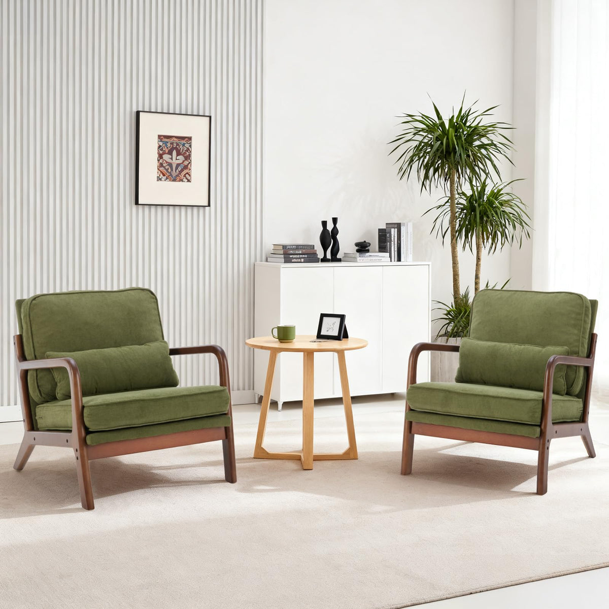 DUMOS Mid-Century Accent Armchair