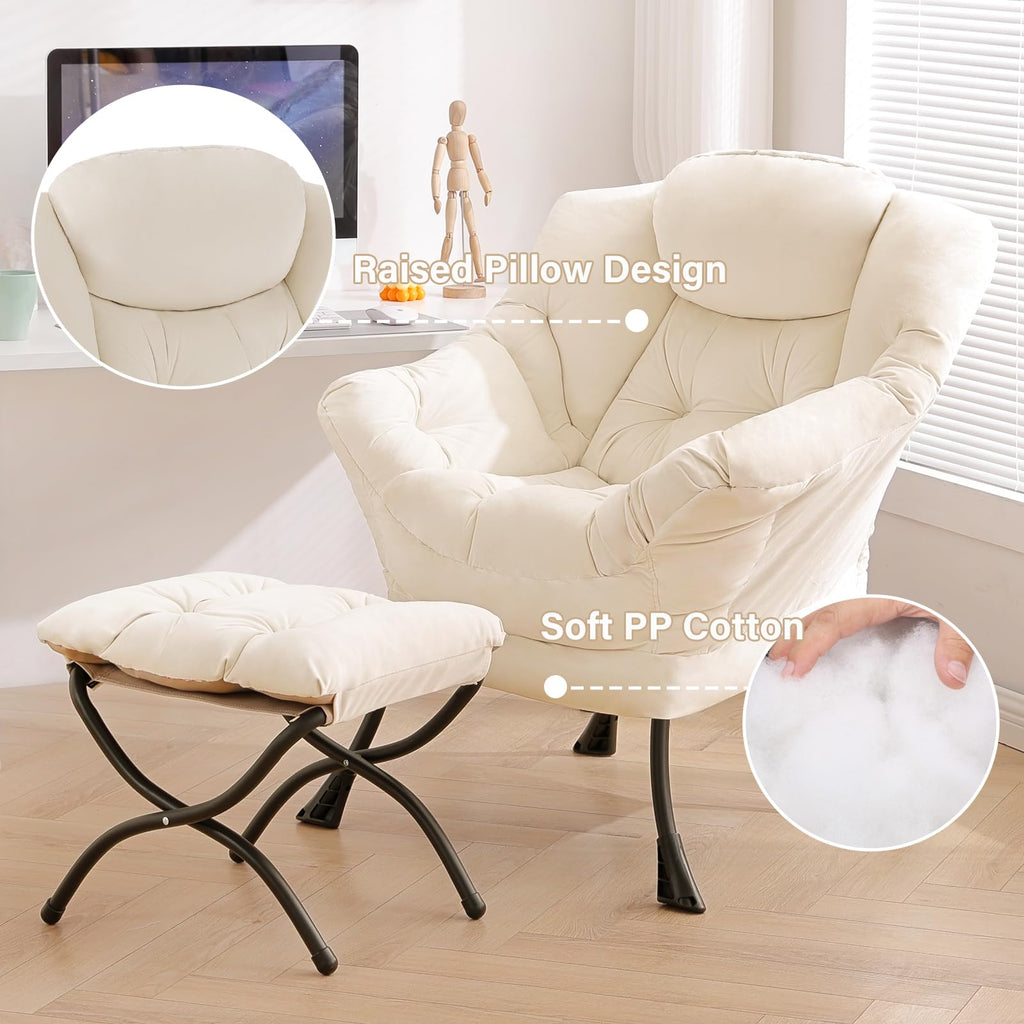 Tiita Lazy Armchair with Ottoman