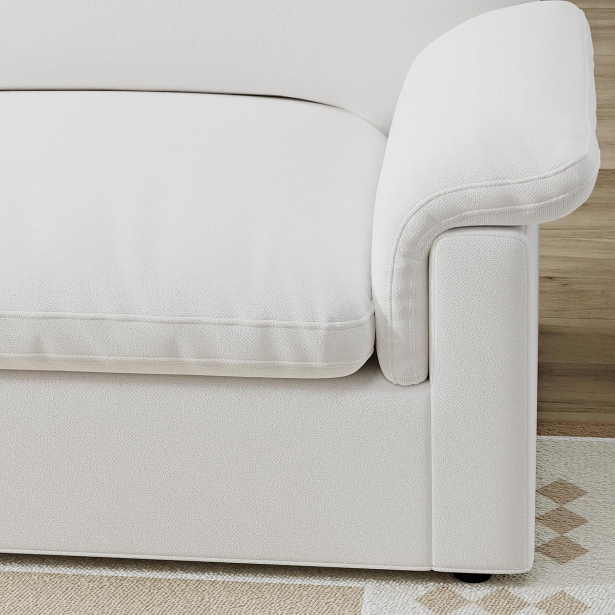 Cloud-Style Modular Sectional Sofa with Storage