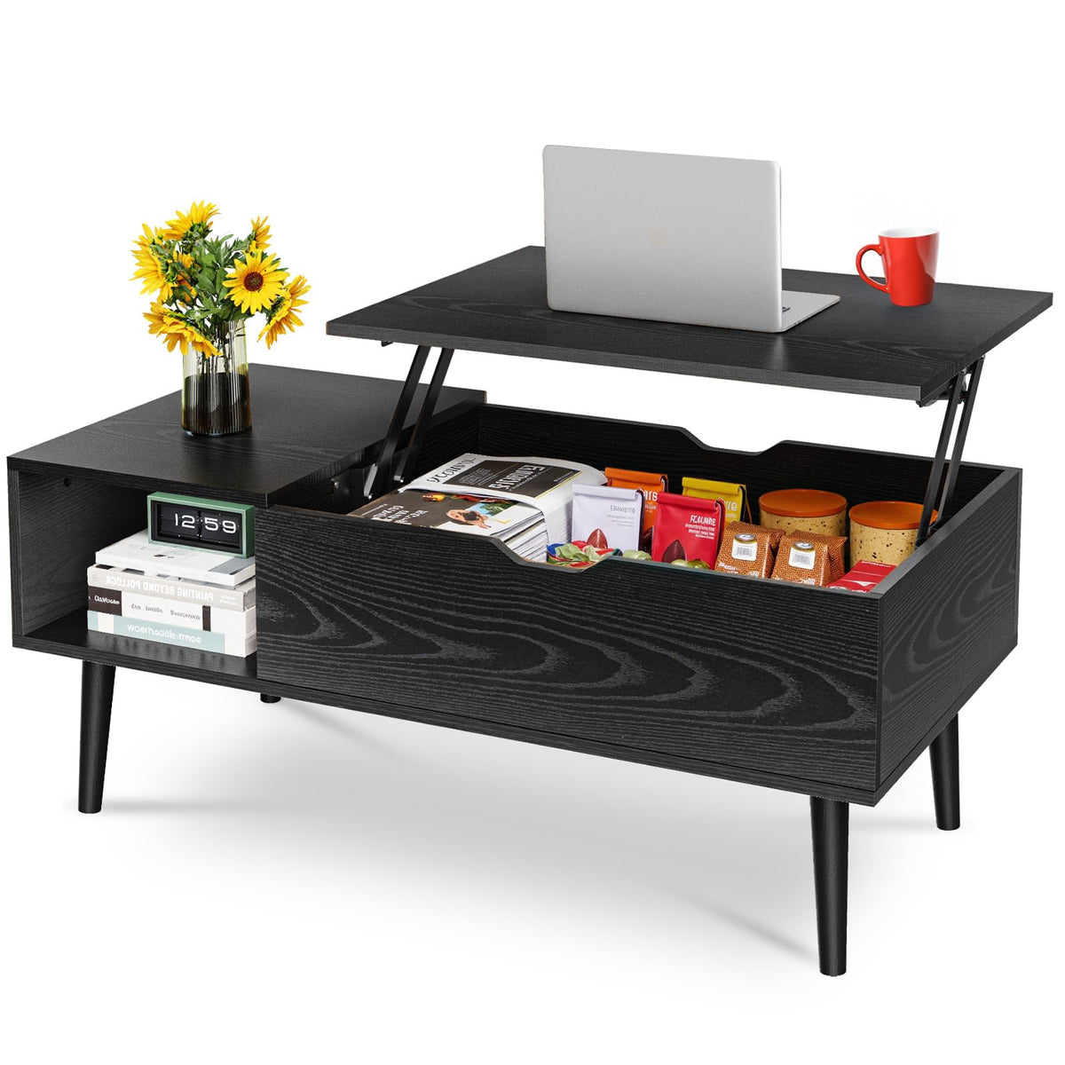 OLIXIS Lift-Top Storage Coffee Table