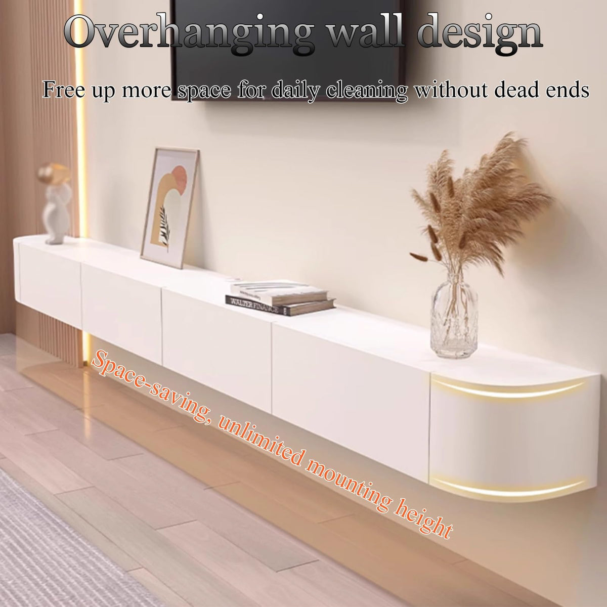 ntumLeap Wall-Mounted TV Stand