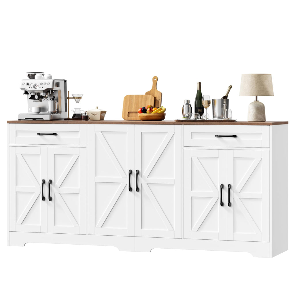 BOTLOG 71-Inch Farmhouse Sideboard