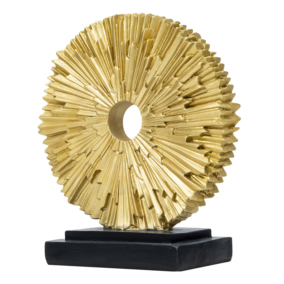 Silver Abstract Wave Sculpture