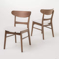 GDFStudio Mid-Century Dining Chairs, Set of Two
