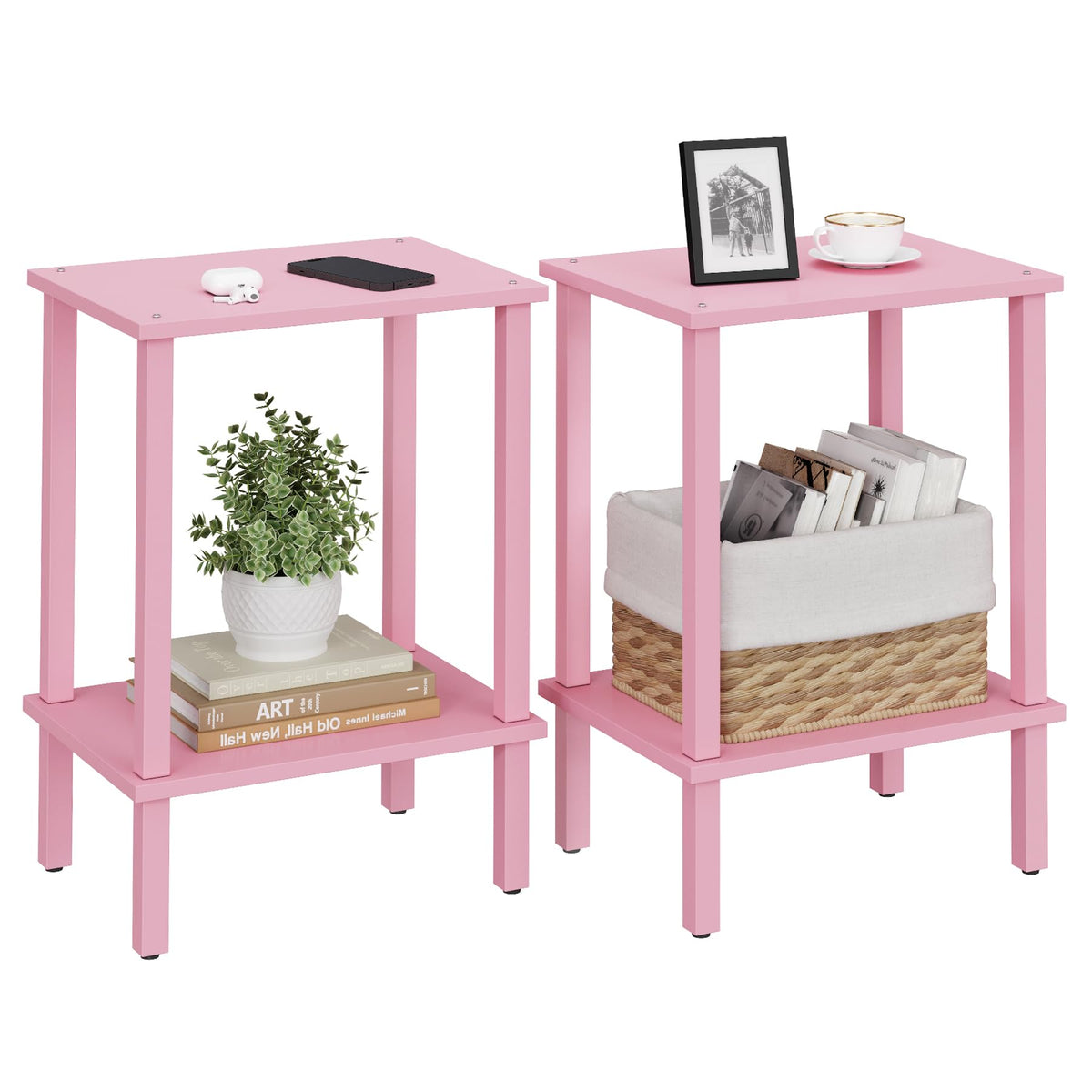 TUTOTAK Two-Tier Side Table