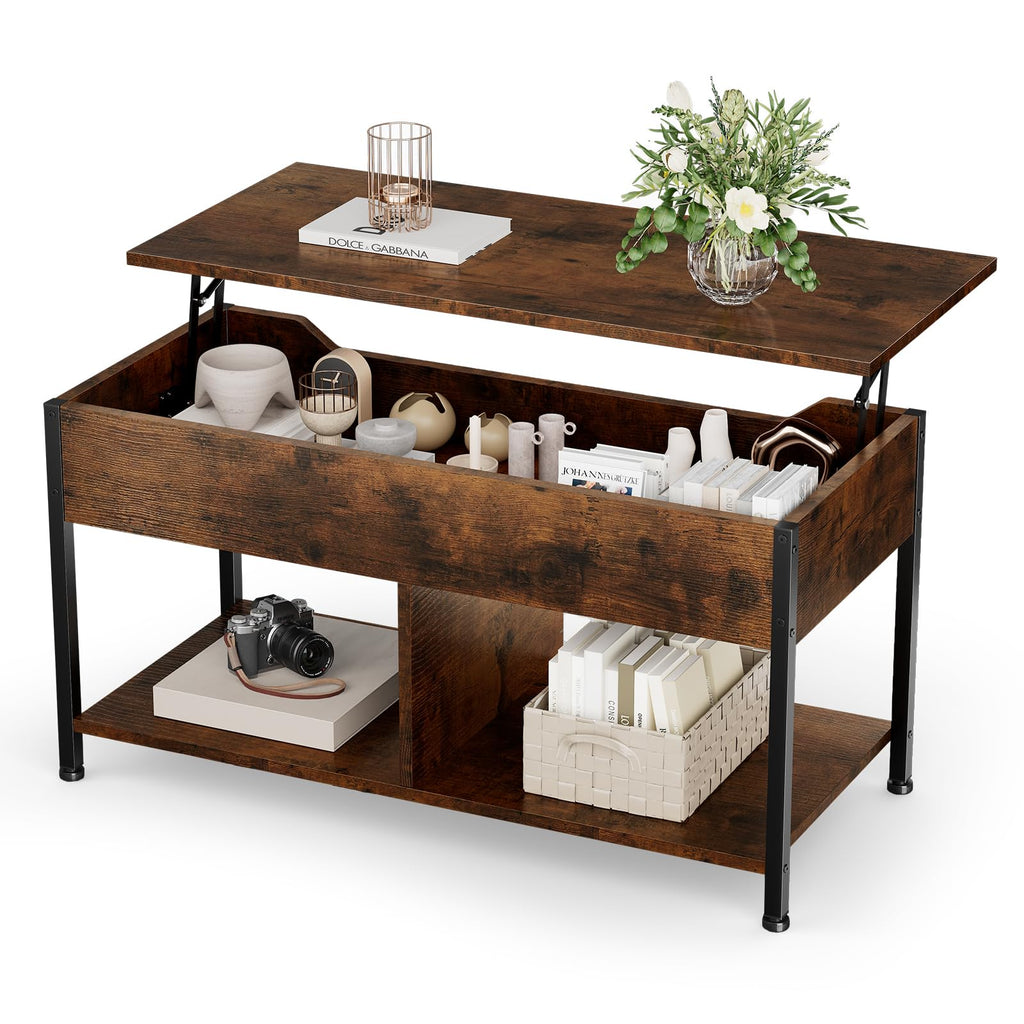 OLIXIS Lift-Top Storage Coffee Table