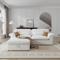Cloud-Style Modular Sectional Sofa with Storage