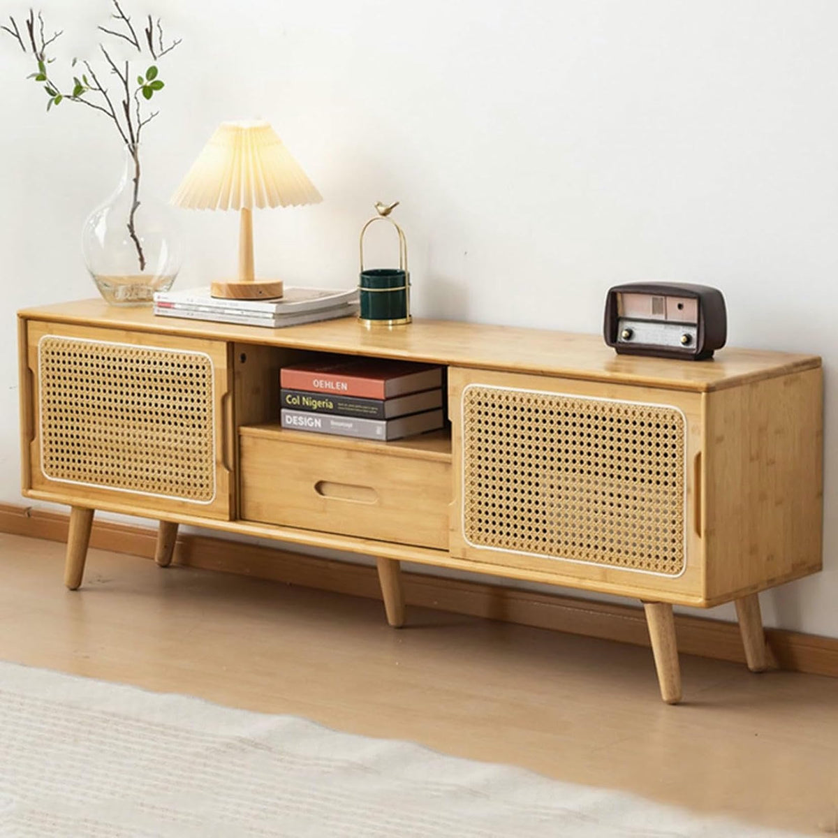 LYJYUJIE Mid-Century TV Stand