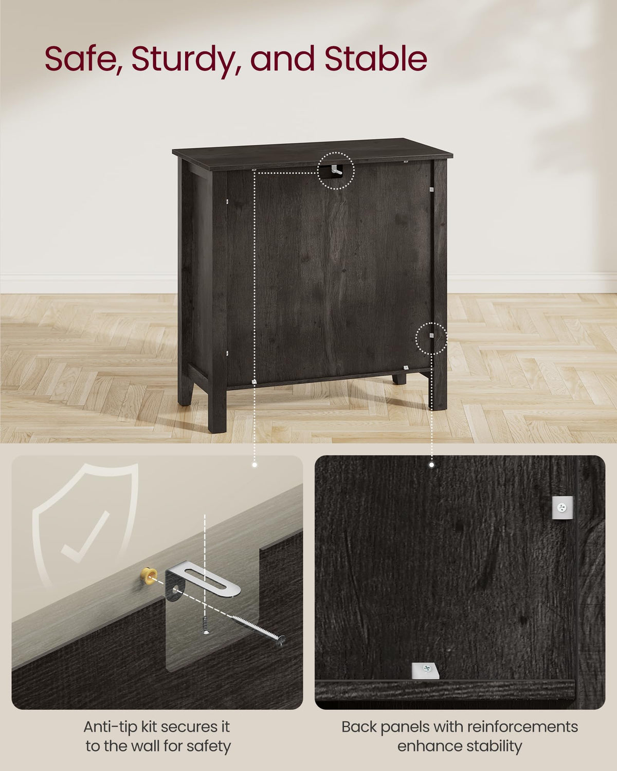 VASAGLE LIRY Buffet and Coffee Bar Cabinet