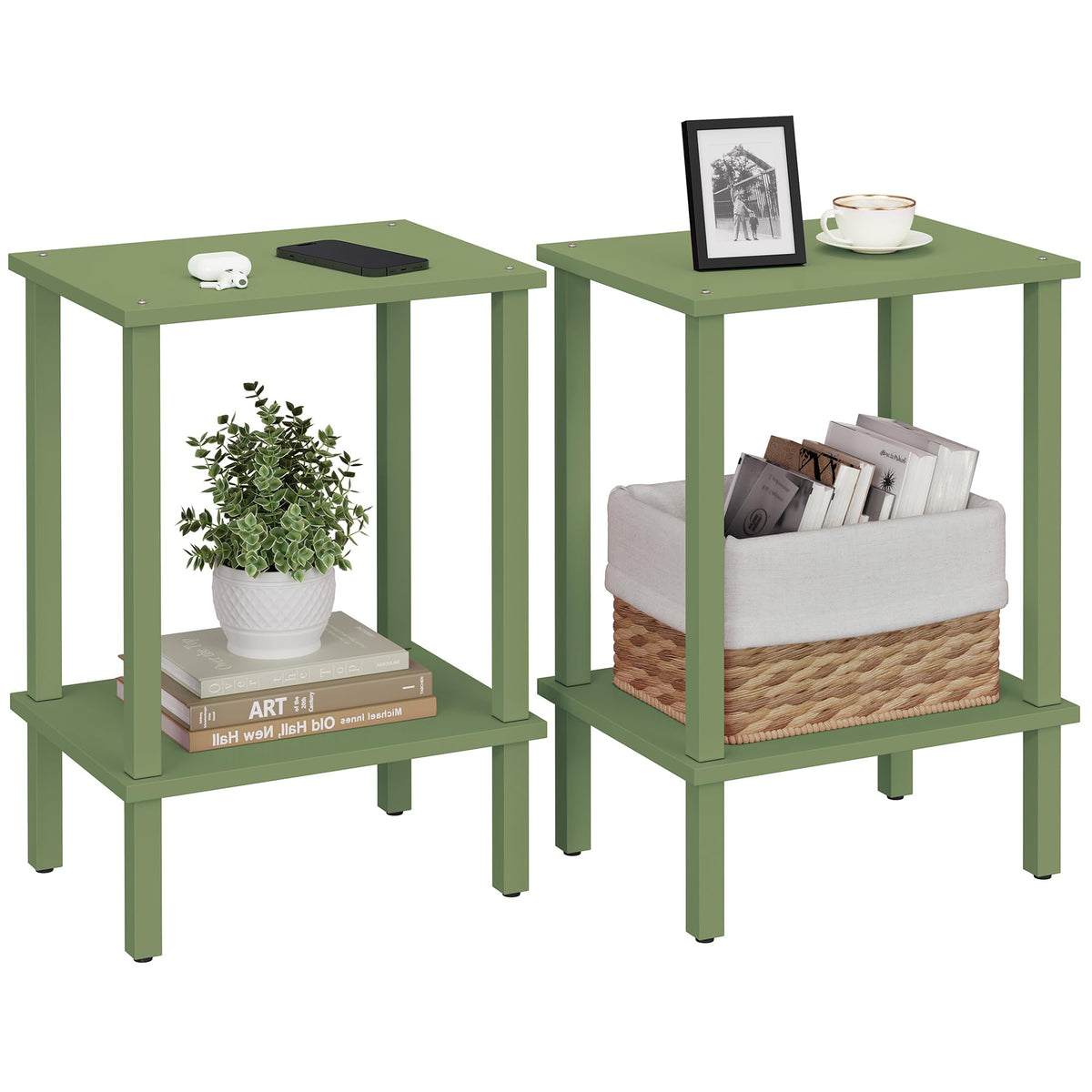 TUTOTAK Two-Tier Side Table