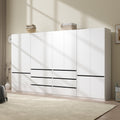 LABROSKIA Six-Drawer White Wardrobe