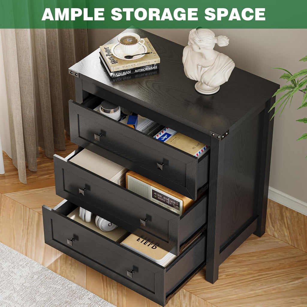 Xixini Three-Drawer Bedroom Dresser