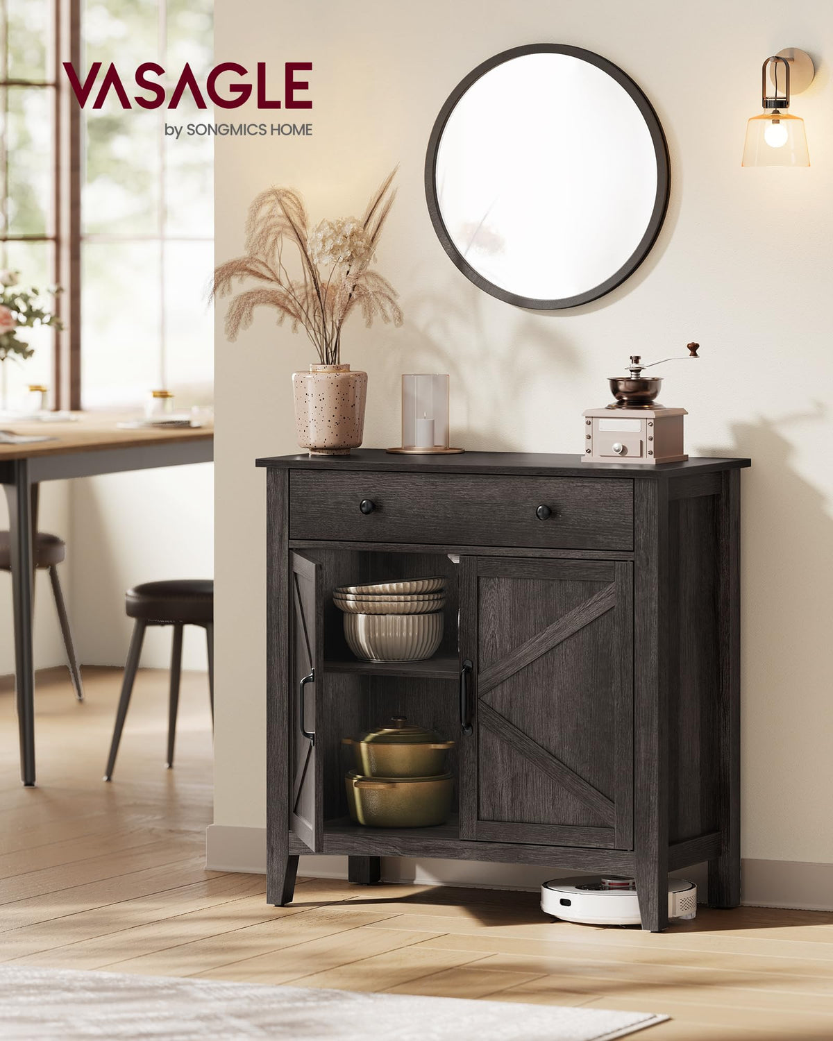 VASAGLE LIRY Buffet and Coffee Bar Cabinet