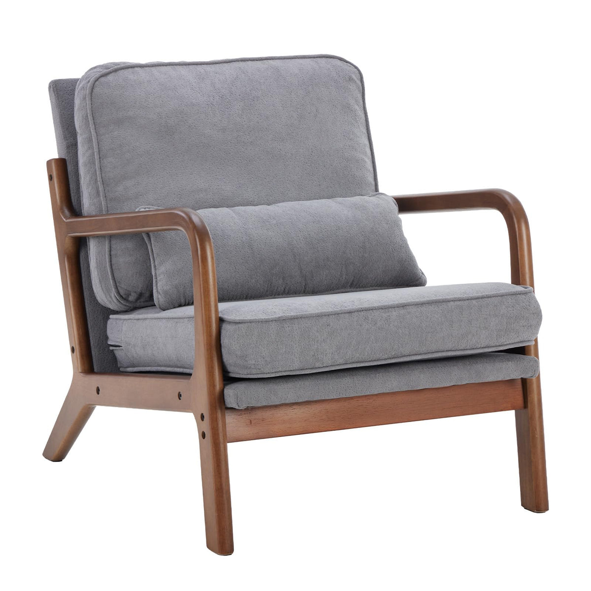 DUMOS Mid-Century Accent Armchair