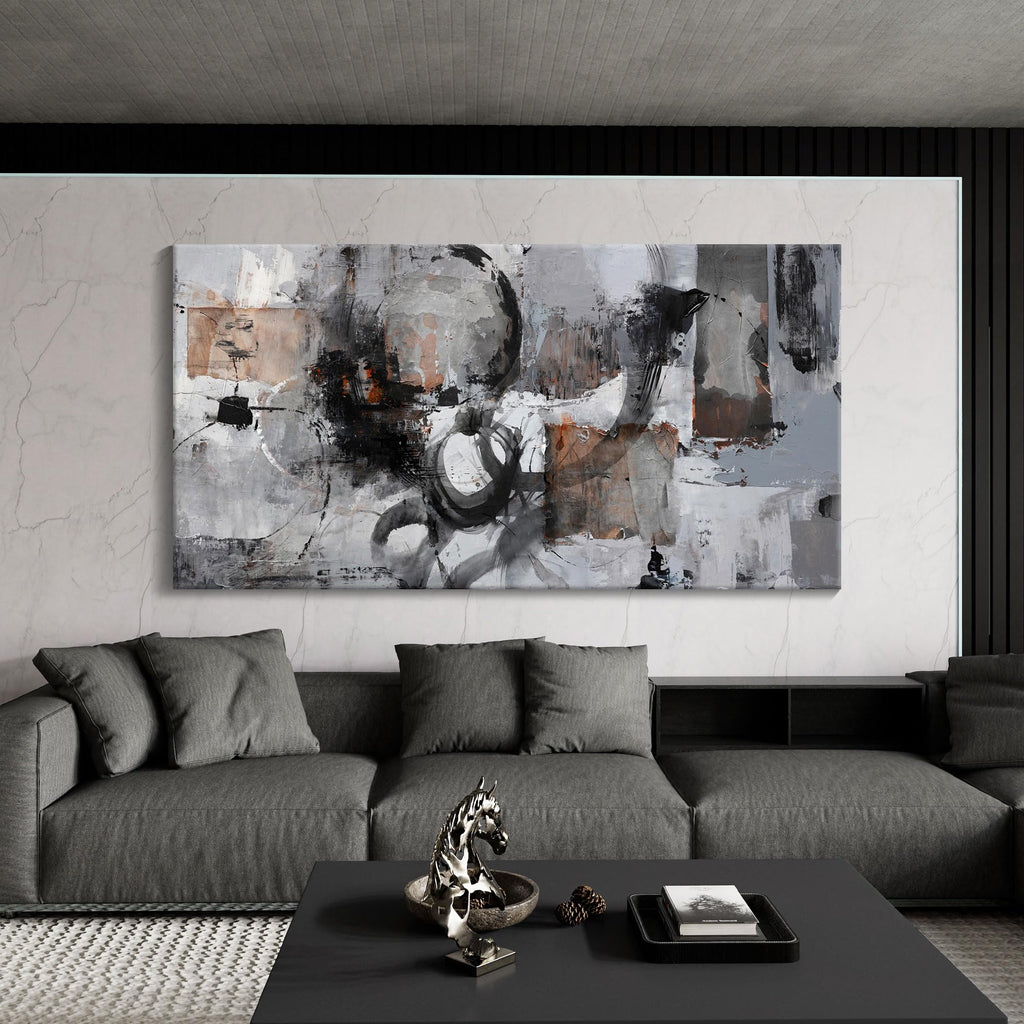 Pogusmavi Large Modern Canvas Wall Art