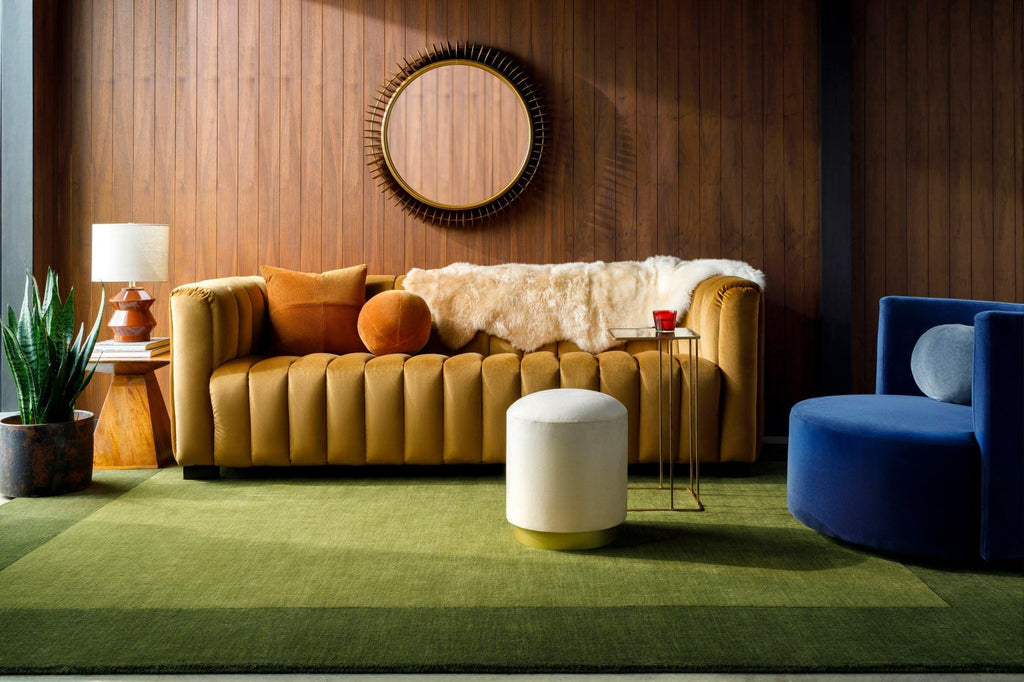 Casa Loom Hand-Tufted Wool Border Rug