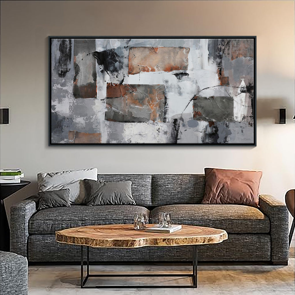 Pogusmavi Large Modern Canvas Wall Art