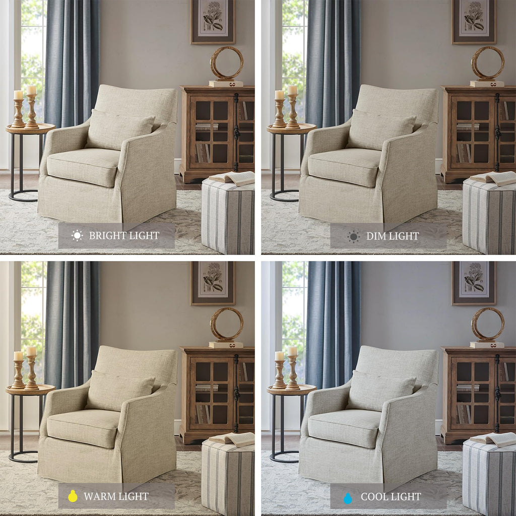 Martha Stewart London Swivel Armchair