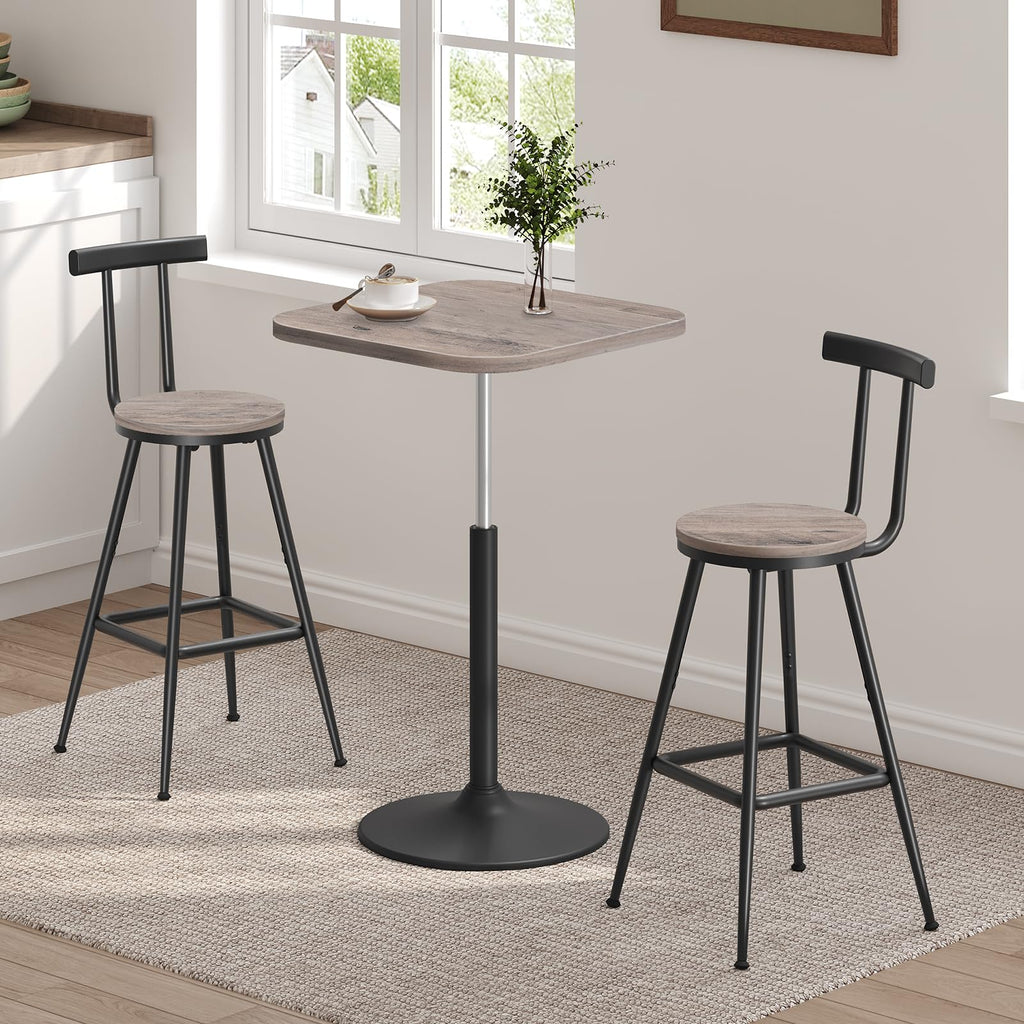 MAHANCRIS 26-Inch Bar Stools, Set of Two