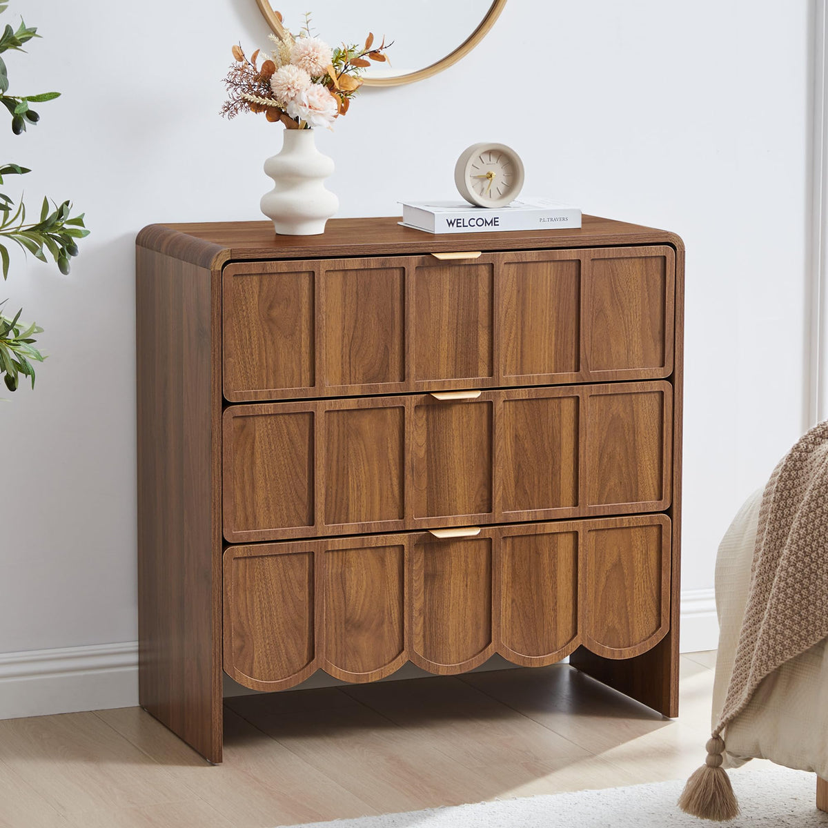 ORRD Wave-Fluted Drawer Dresser