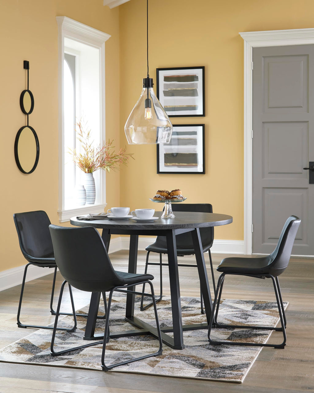 Ashley Centiar Mid-Century Dining Chairs