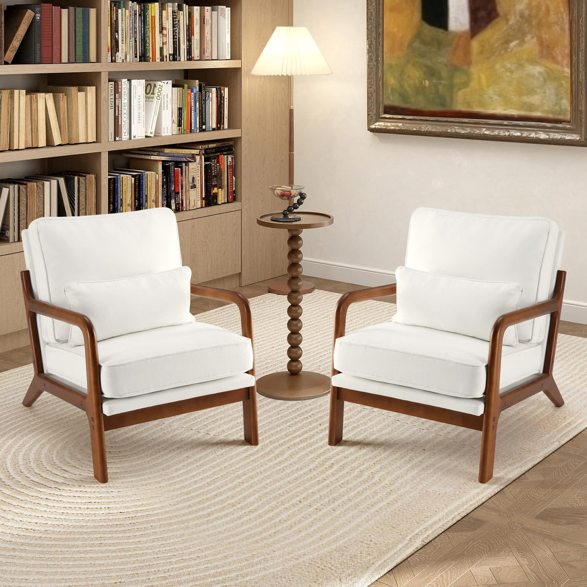 DUMOS Mid-Century Accent Armchair
