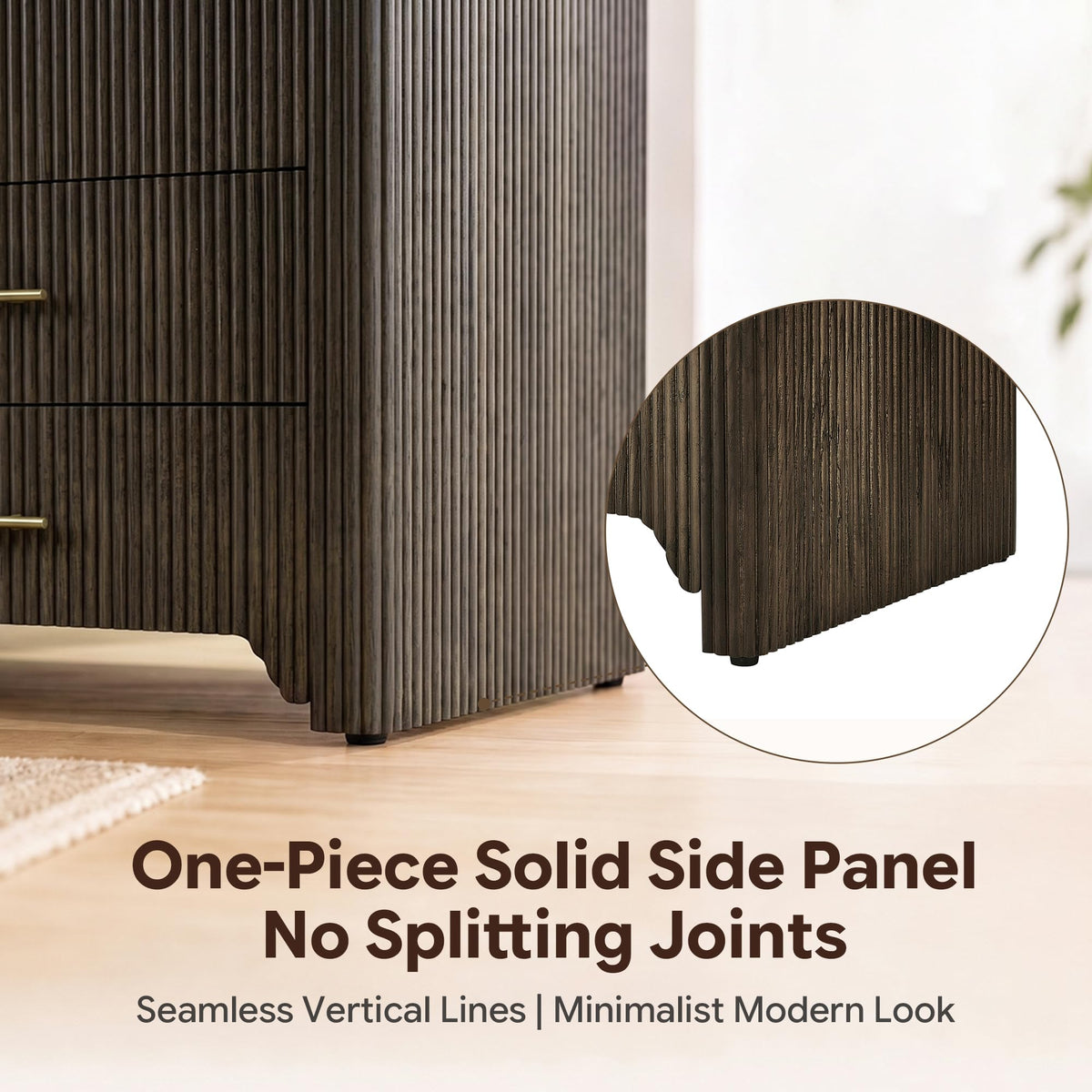Korsneli Solid Wood Armoire Wardrobe