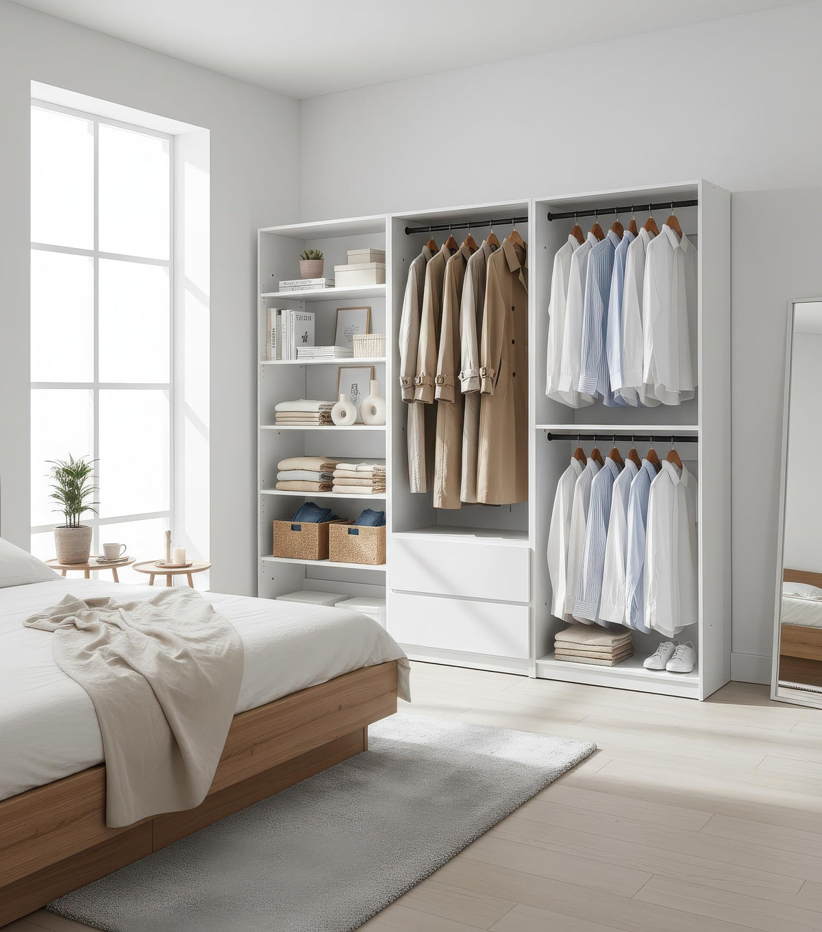 ESPIDOO Five-Piece Modular Wardrobe System