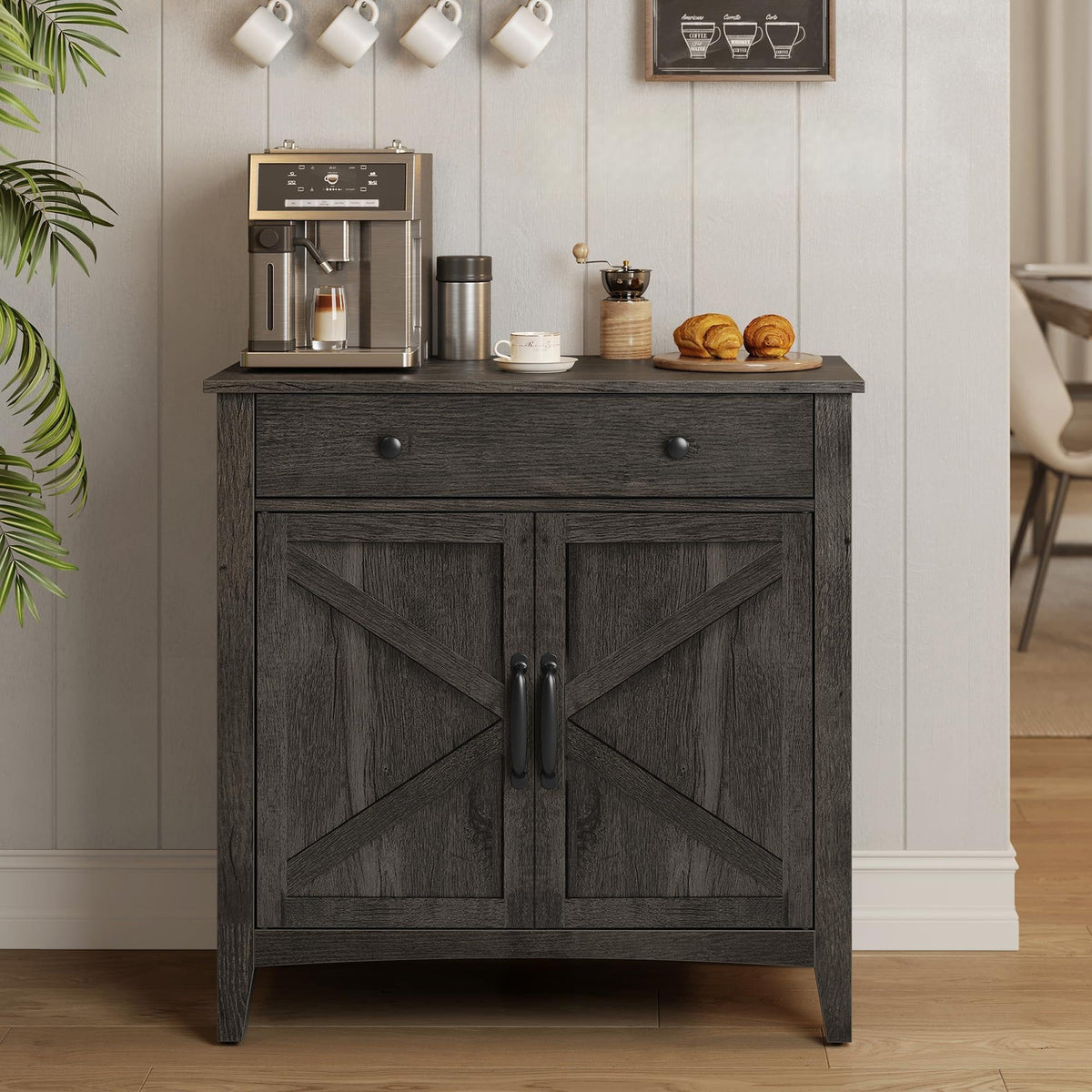 VASAGLE LIRY Buffet and Coffee Bar Cabinet