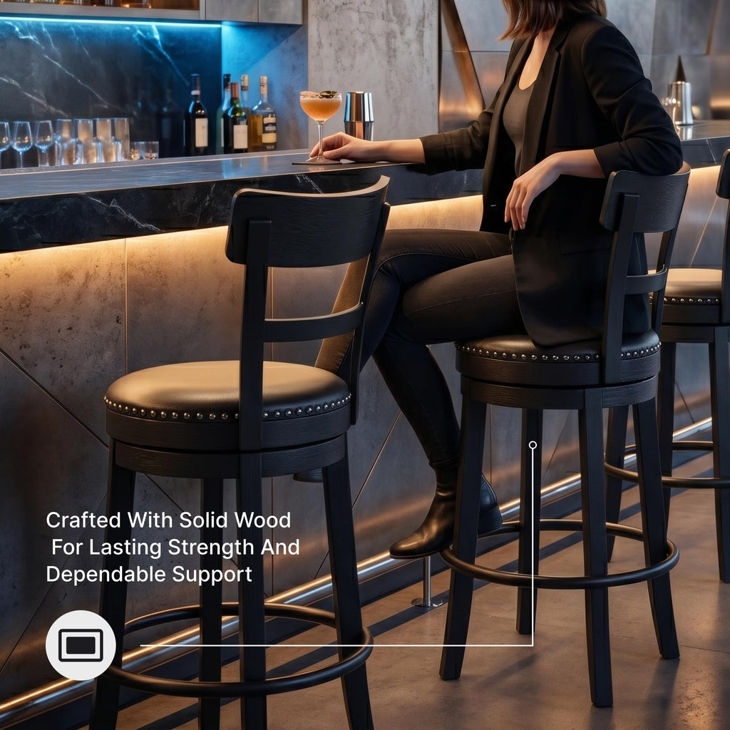 Ashley Valebeck Swivel Counter Stool