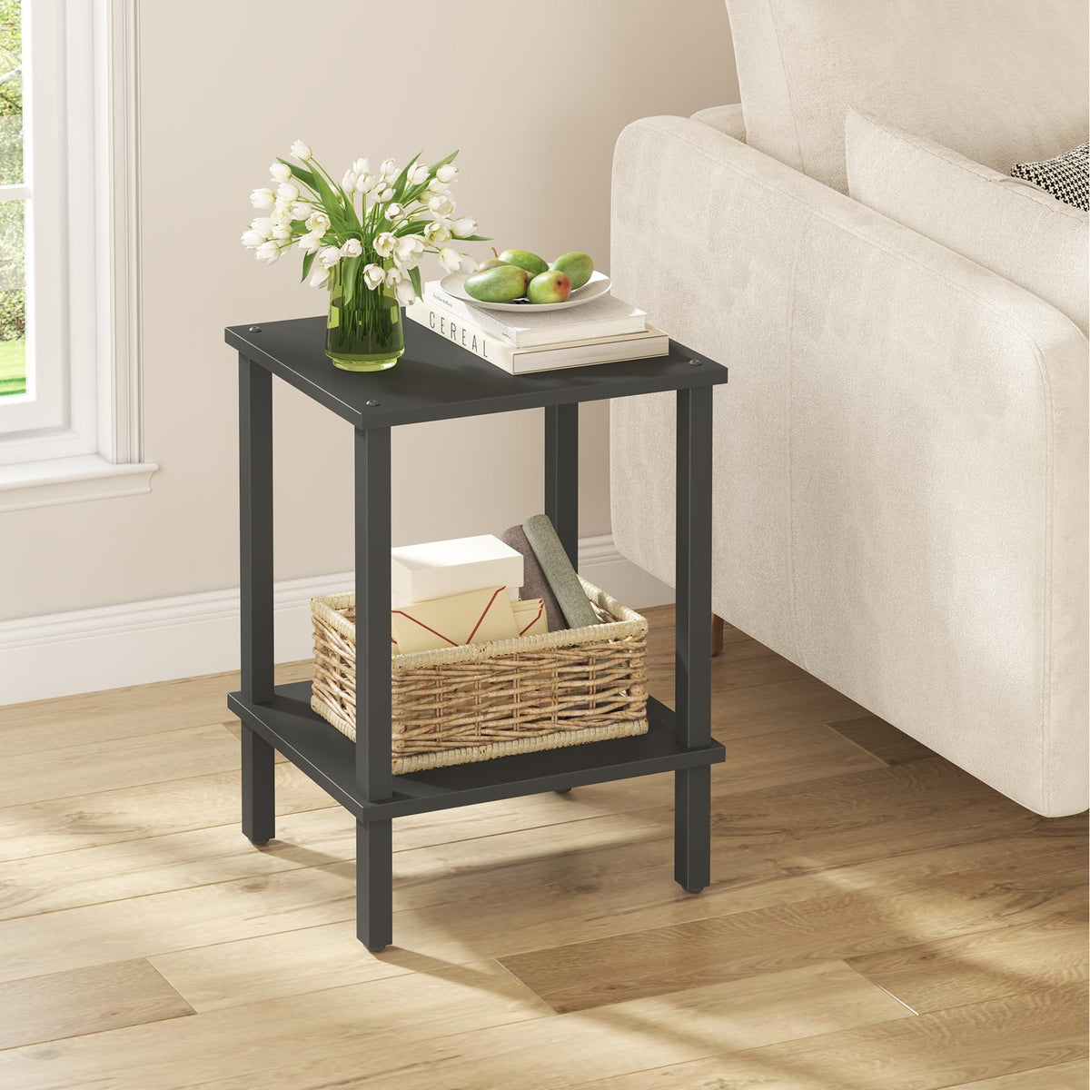 TUTOTAK Two-Tier Side Table