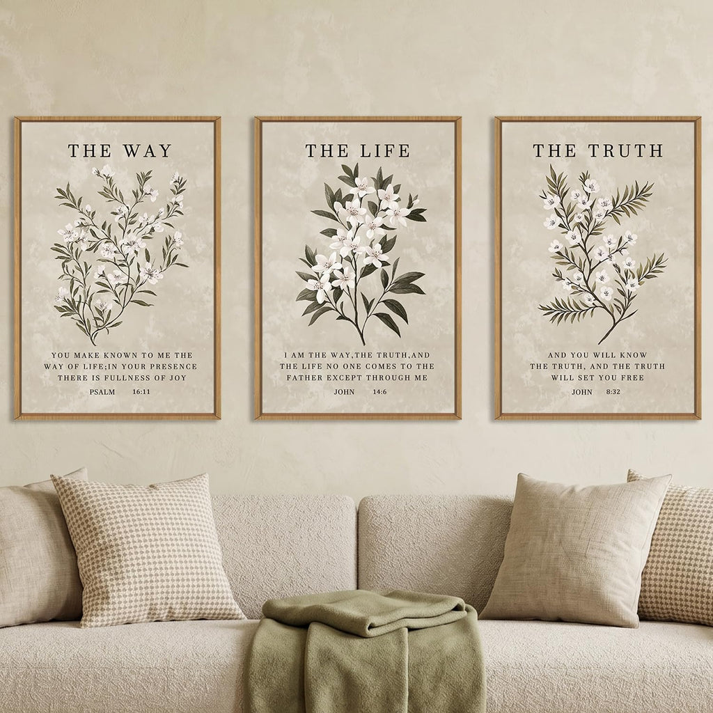 DRACIT Framed Canvas Wall Art Set