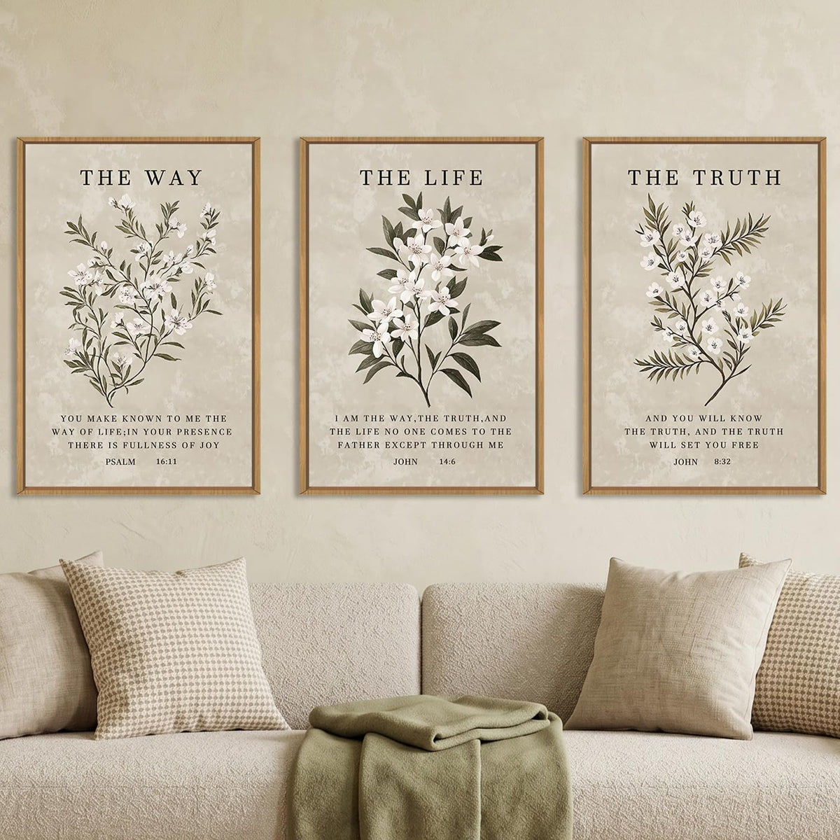 DRACIT Framed Canvas Wall Art Set