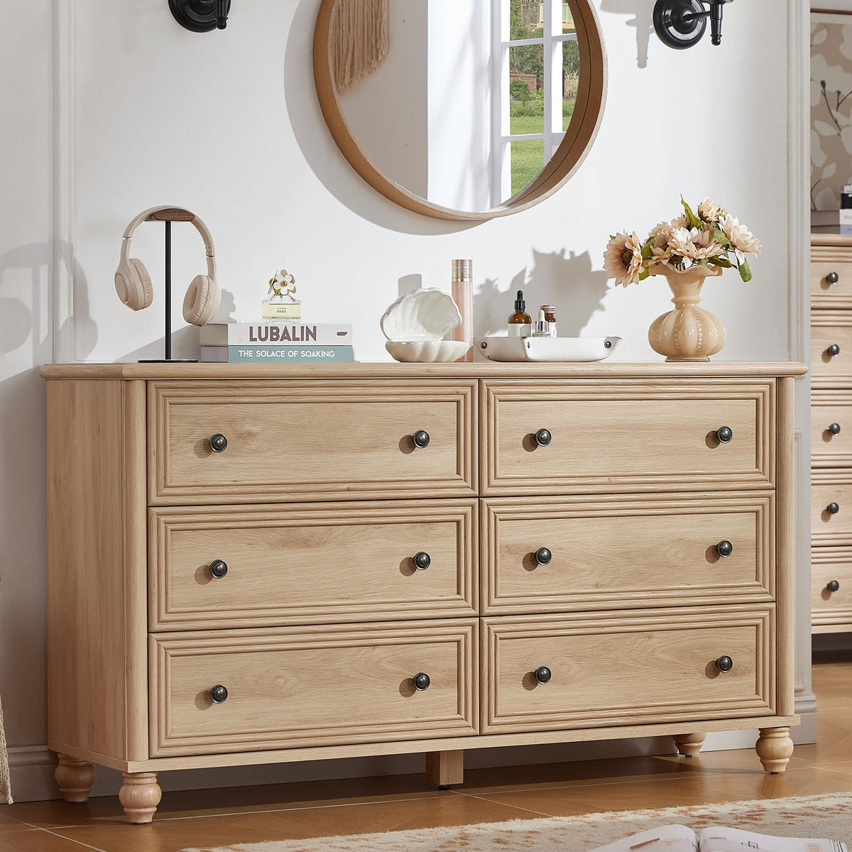 RWYHG Farmhouse Five-Drawer Dresser