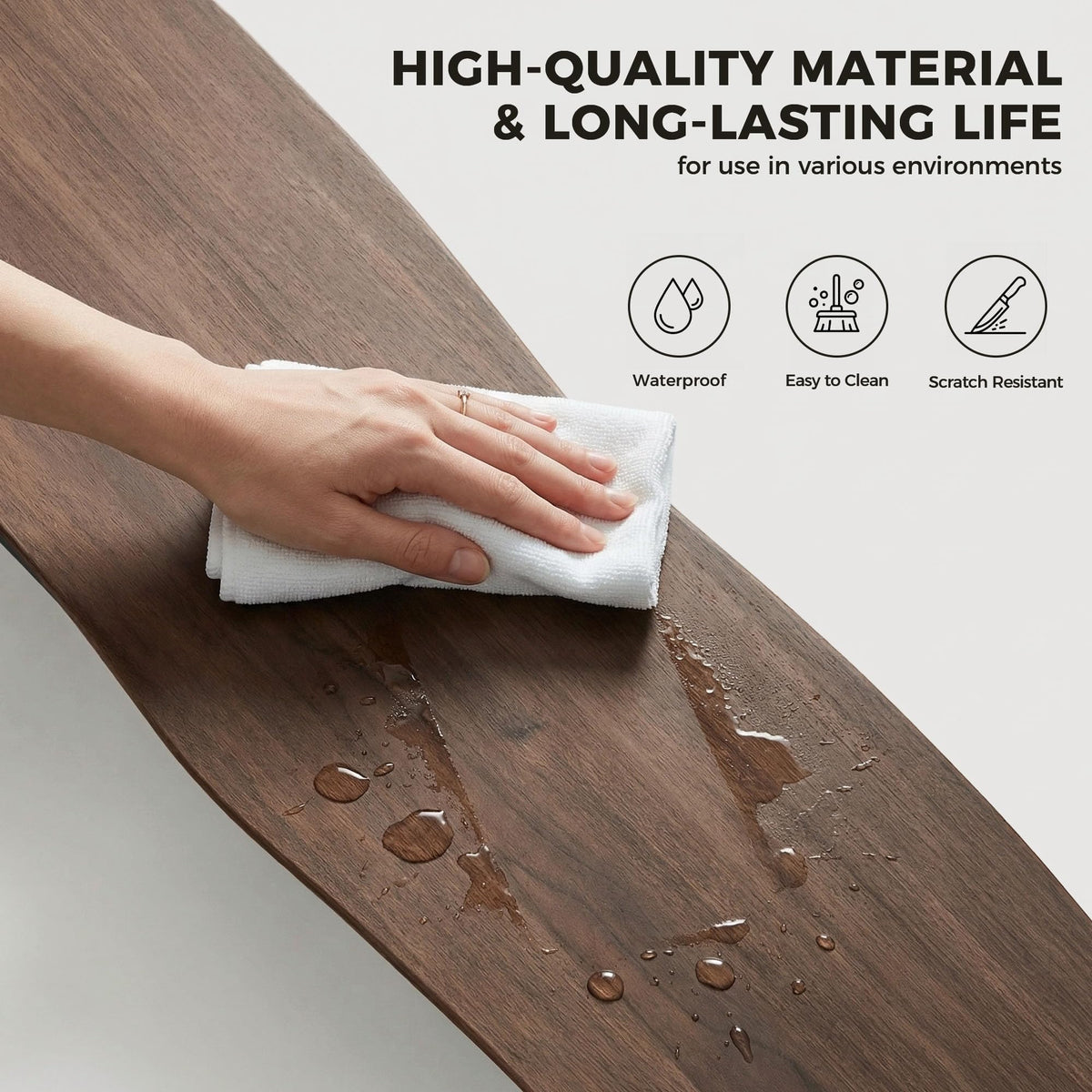FUQARHY 59-Inch Dining Benches, Set of Two