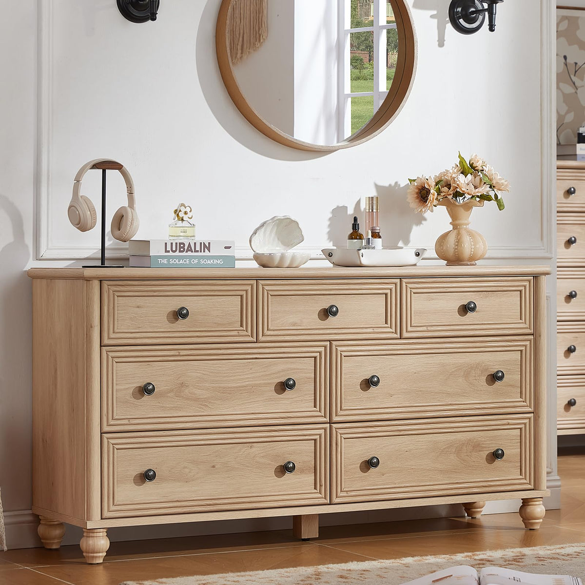RWYHG Farmhouse Five-Drawer Dresser