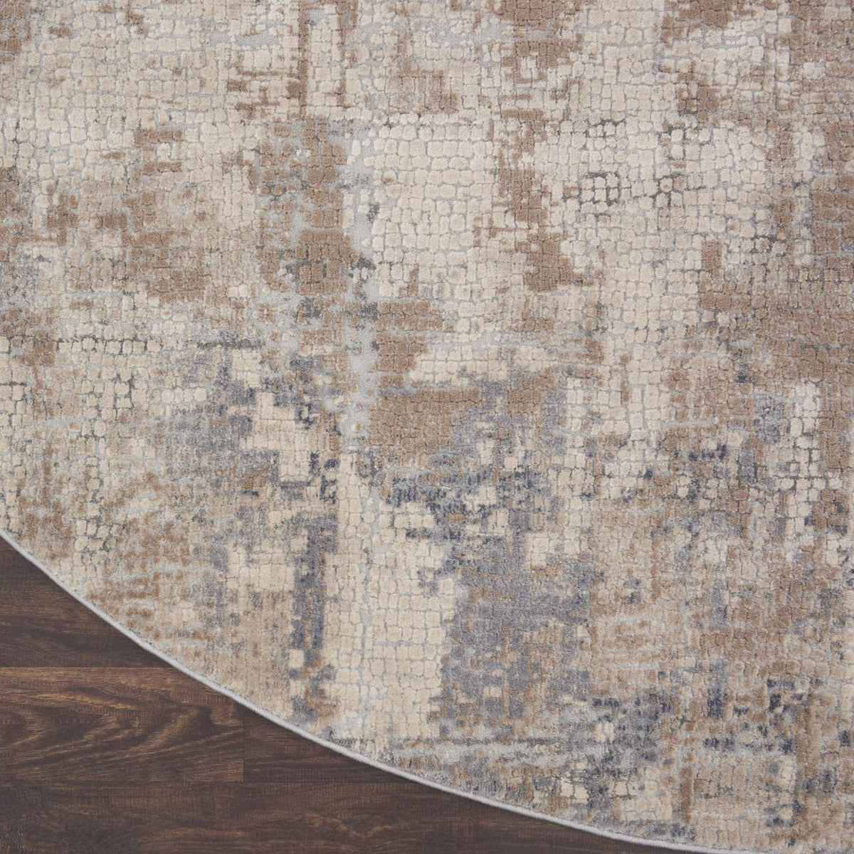 Nourison Rustic Beige and Grey Area Rug