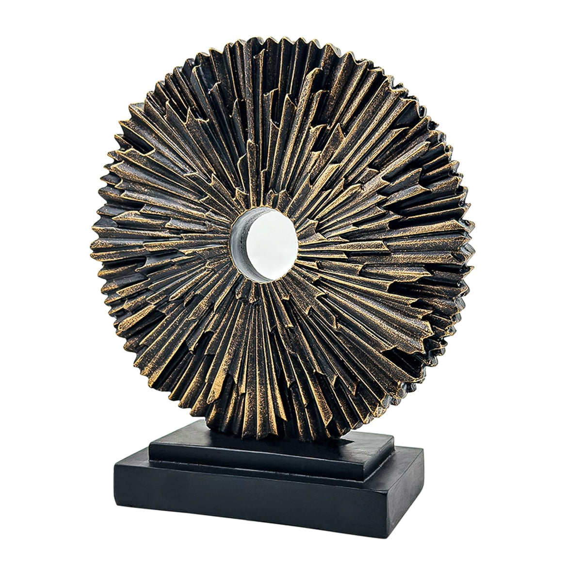 Silver Abstract Wave Sculpture