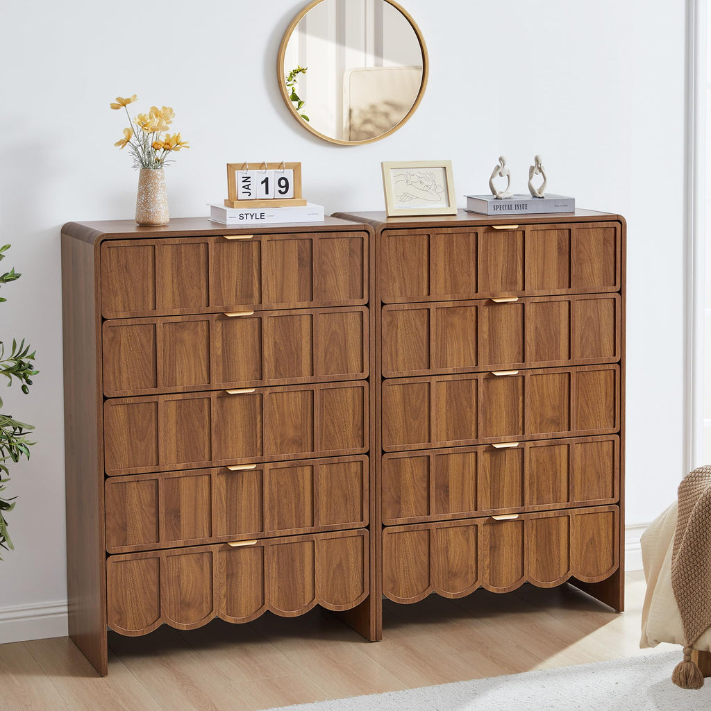 ORRD Wave-Fluted Drawer Dresser