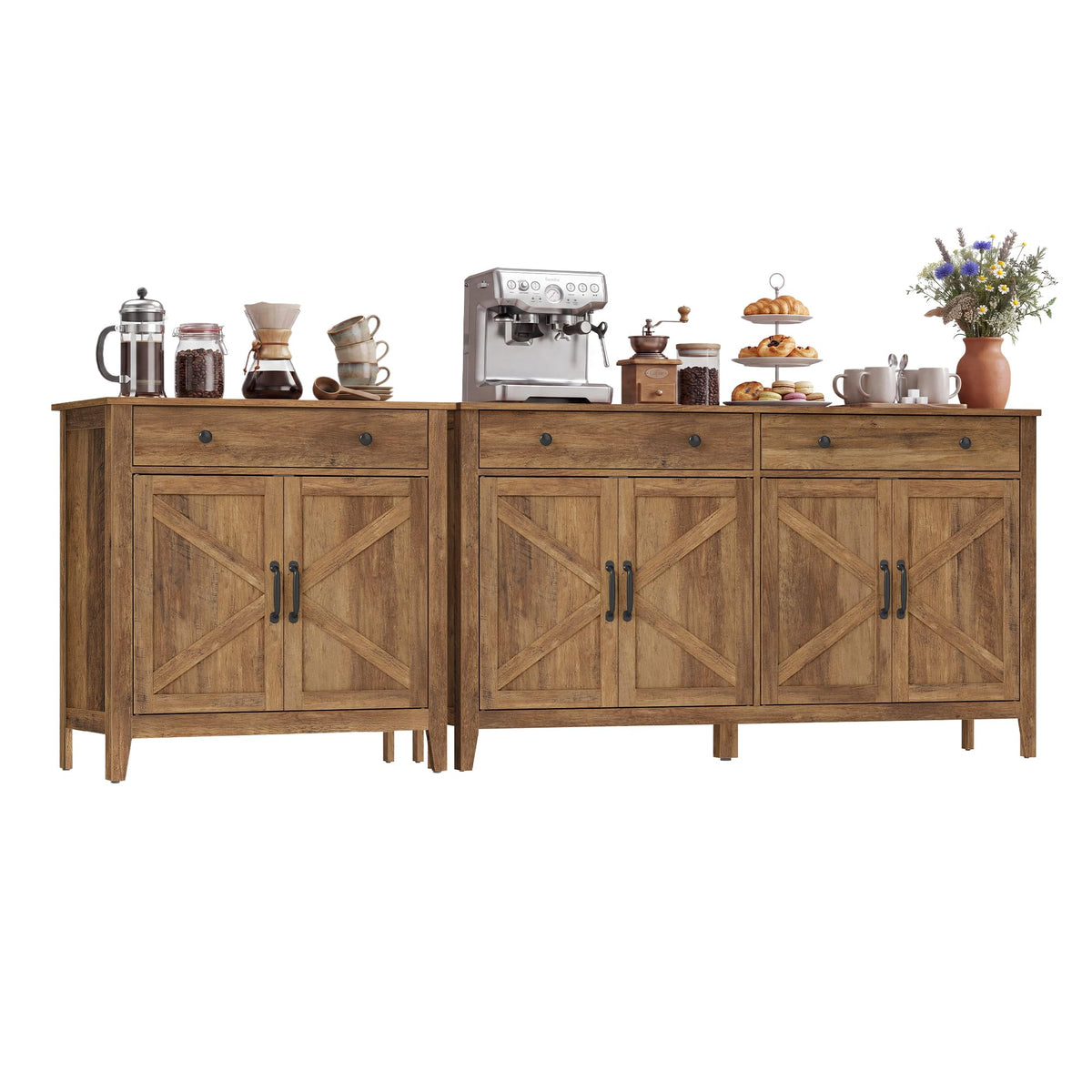 VASAGLE LIRY Buffet and Coffee Bar Cabinet