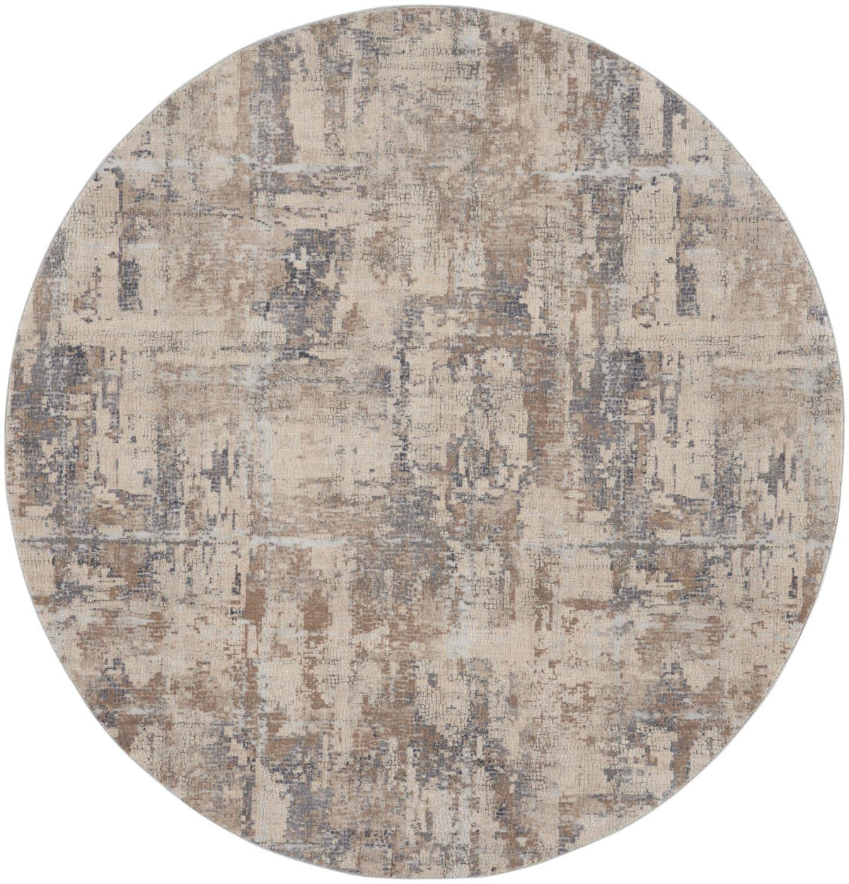 Nourison Rustic Beige and Grey Area Rug