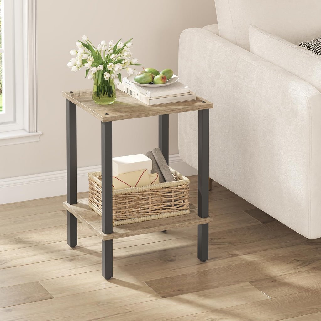 TUTOTAK Two-Tier Side Table