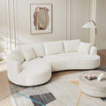 DREAMODERN Curved Four-Seat Sectional Sofa