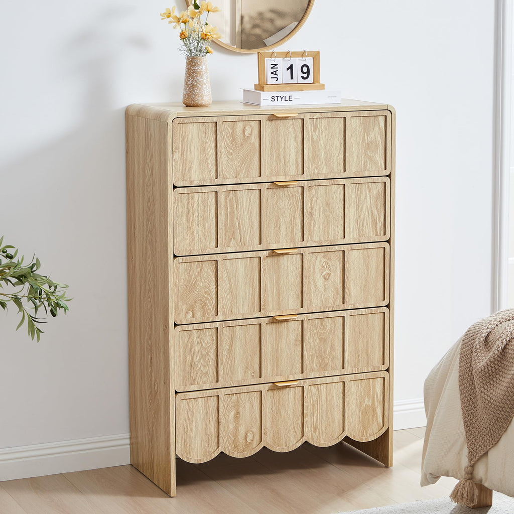 ORRD Wave-Fluted Drawer Dresser