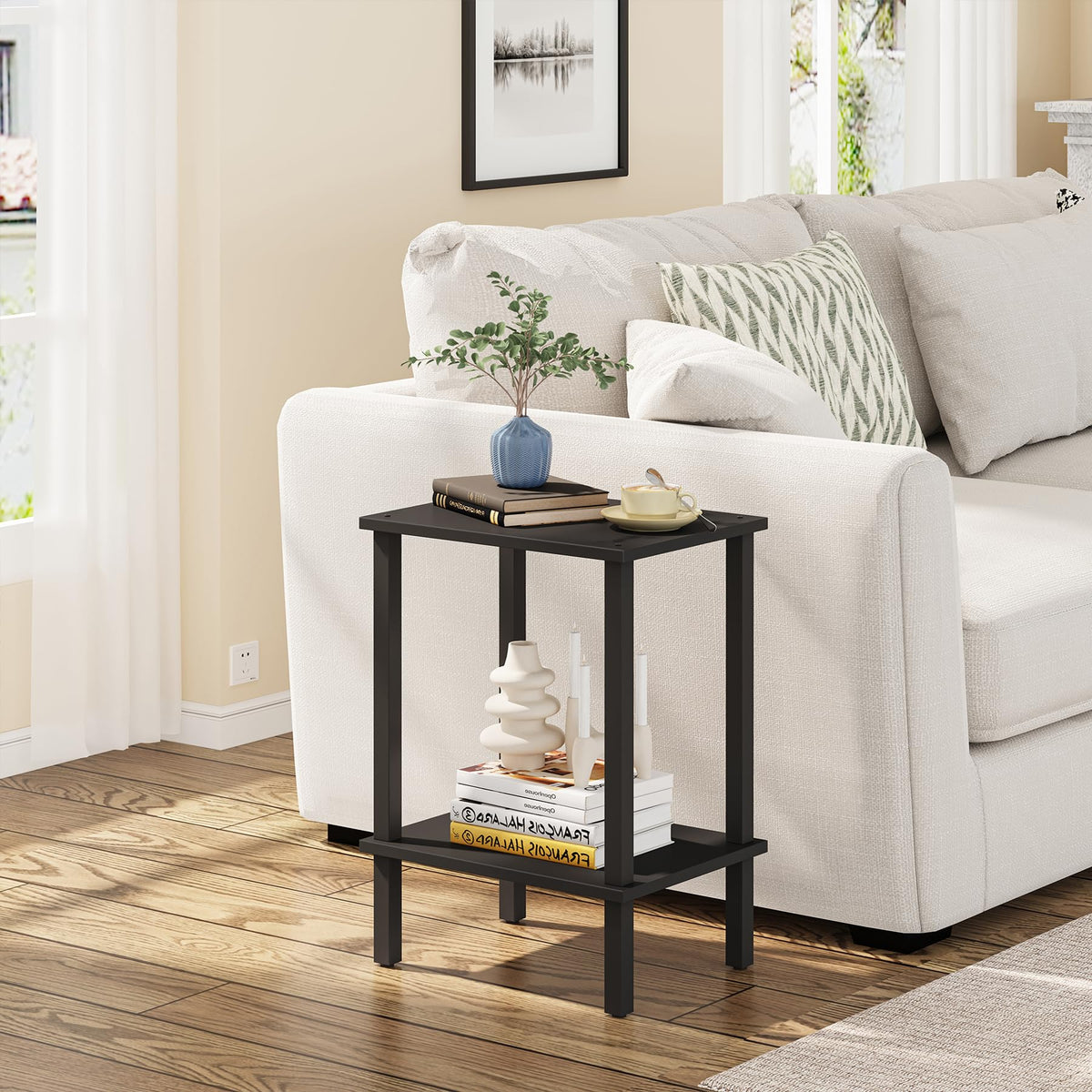 TUTOTAK Two-Tier Side Table
