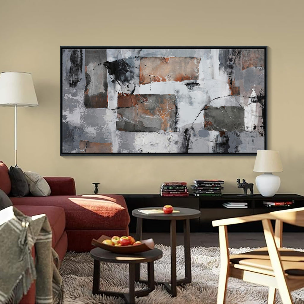 Pogusmavi Large Modern Canvas Wall Art