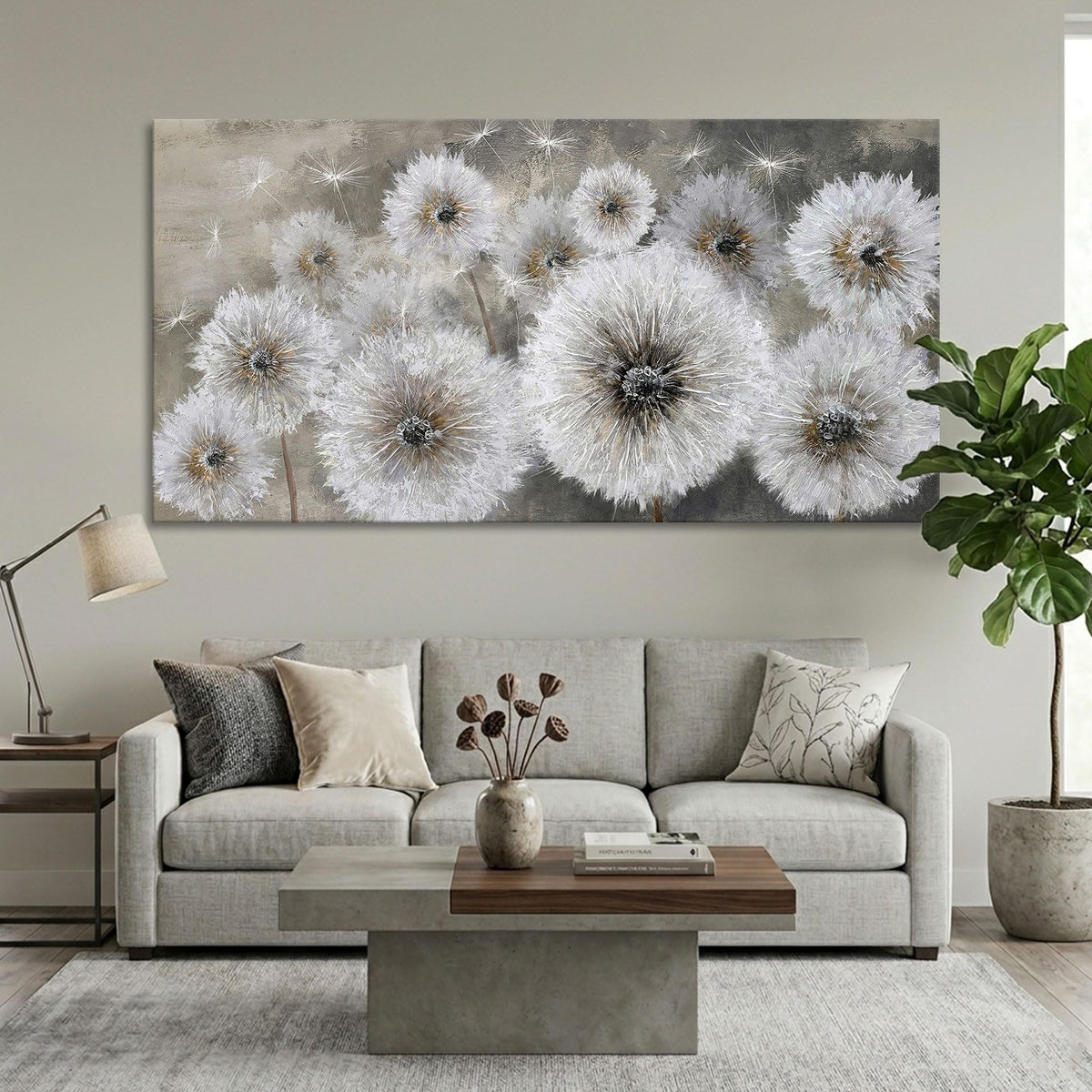 Pogusmavi Large Modern Canvas Wall Art