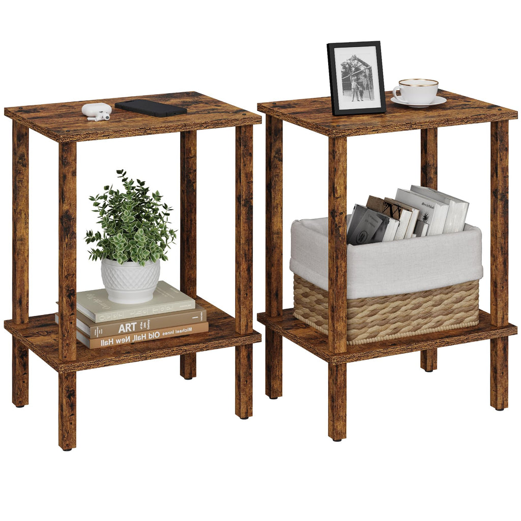 TUTOTAK Two-Tier Side Table