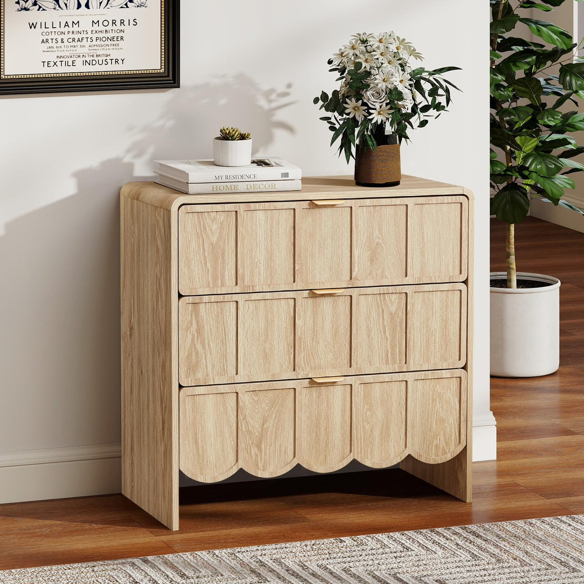 ORRD Wave-Fluted Drawer Dresser