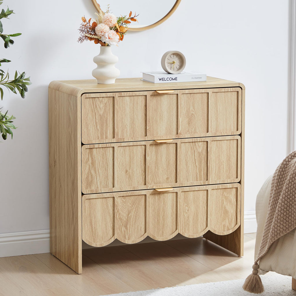 ORRD Wave-Fluted Drawer Dresser